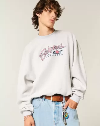 Hanorac Baggy Cinch Bahamas Graphic Crew