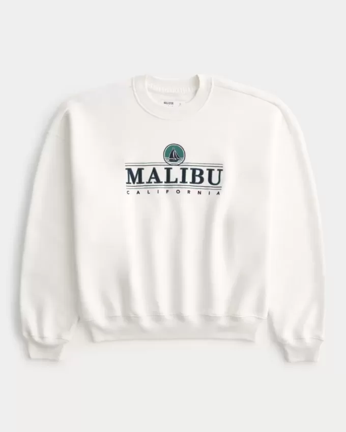 Hanorac Baggy Cinch Malibu Graphic Crew
