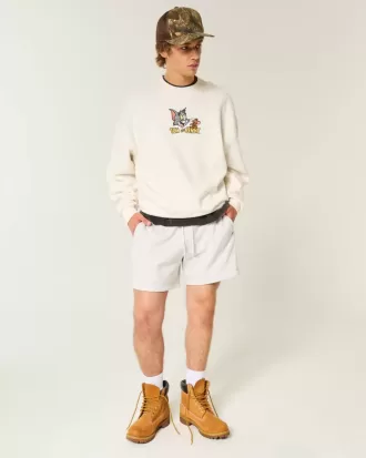 Hanorac Baggy Cinch Tom și Jerry Graphic Crew