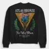 Hanorac boxy Atlas Bronze Gym Crew Hanorac boxy Atlas Bronze Gym Crew