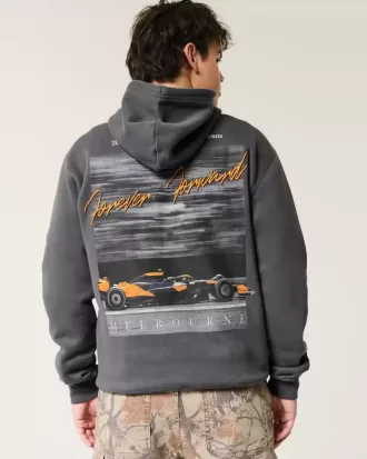 Hanorac cu capota cu grafic McLaren Forever Forward relaxat Hanorac cu capota cu grafic McLaren Forever Forward relaxat