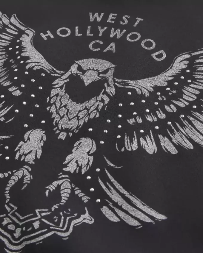 Hanorac cu capota cu grafic West Hollywood Hanorac cu capota cu grafic West Hollywood