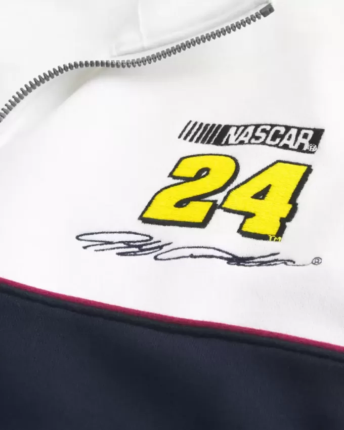 Hanorac cu jumătate de fermoar cu grafic NASCAR Jeff Gordon Hanorac cu jumătate de fermoar cu grafic NASCAR Jeff Gordon