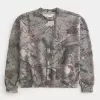 Pantaloni scurți din lână camuflat la jumătatea coapsei