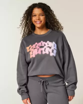 Hanorac Easy Logo Graphic Crew