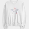 Hanorac Easy Star Graphic Crew Hanorac Easy Star Graphic Crew