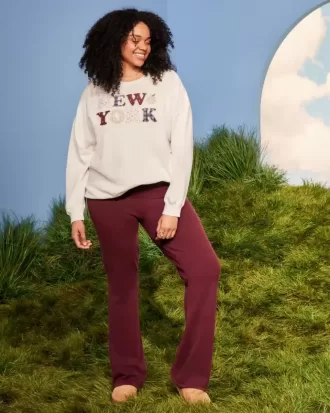 Hanorac oversize New York Graphic Crew