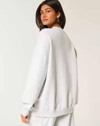 Hanorac oversize Ocean Beach Graphic Crew