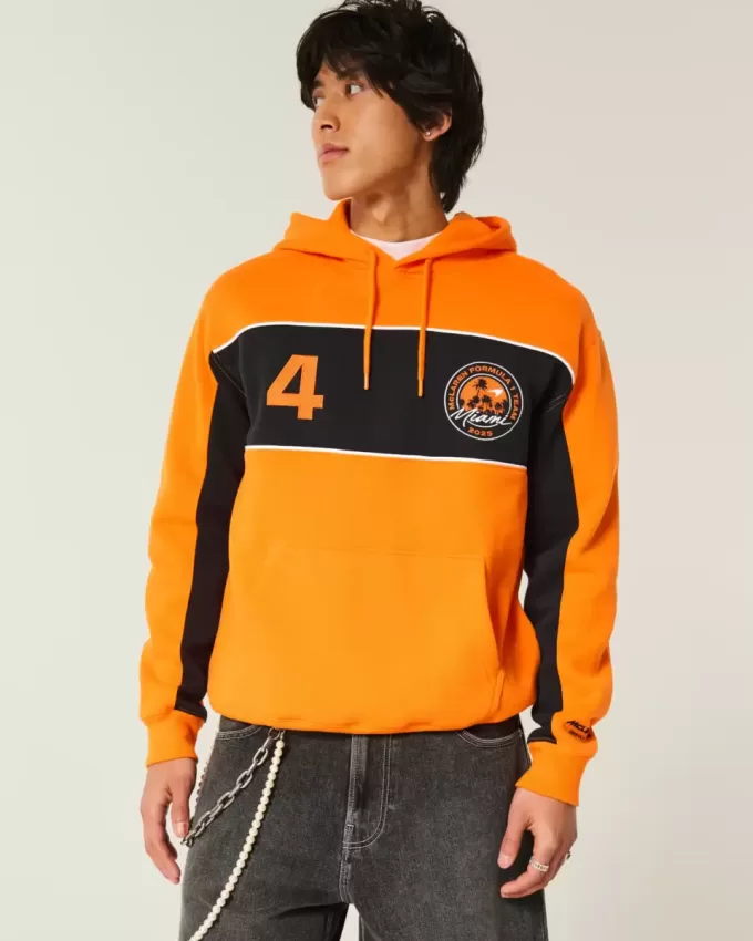 Hanorac relaxat cu grafic McLaren Hanorac relaxat cu grafic McLaren