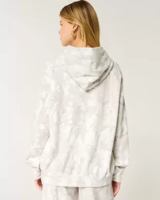 Hanorac supradimensionat Camo