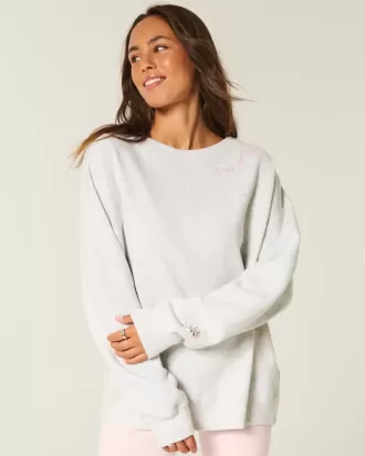 Hanorac supradimensionat cu fundă în spate, clasa ’26