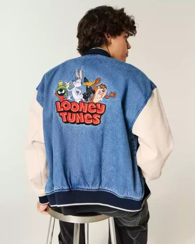 Jachetă de blugi grafică Looney Tunes Jachetă de blugi grafică Looney Tunes