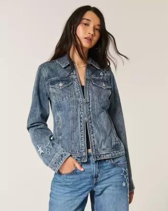 Jachetă din denim grafic clasa ’26