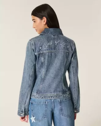 Jachetă din denim grafic clasa ’26