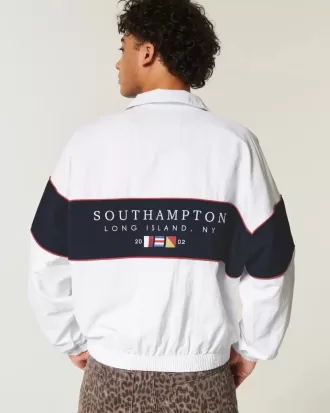 Jachetă grafică cu fermoar Southampton NY