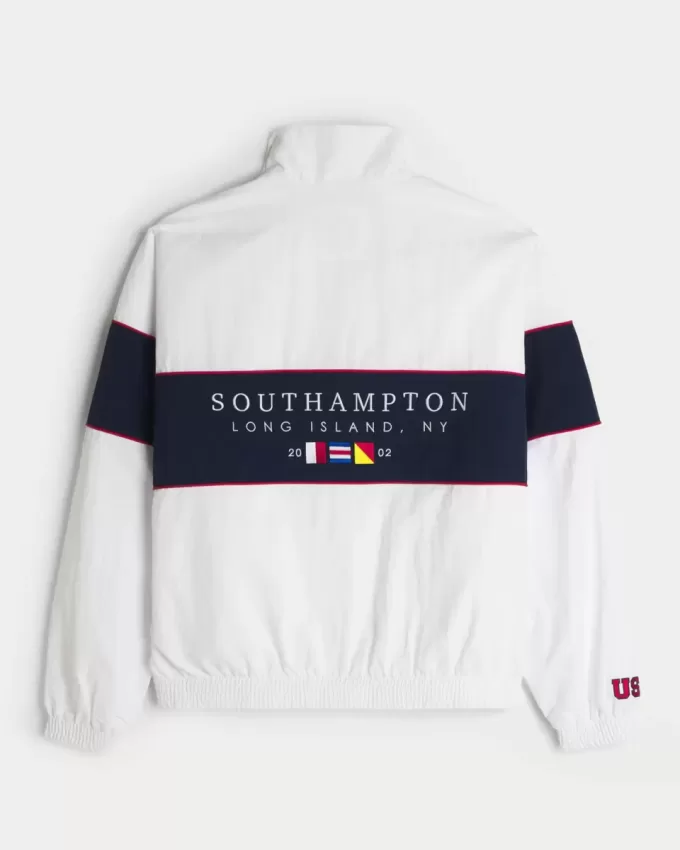 Jachetă grafică cu fermoar Southampton NY Jachetă grafică cu fermoar Southampton NY