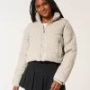 Jachetă puf mini din tricot pulover