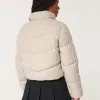 Jachetă puf mini din tricot pulover