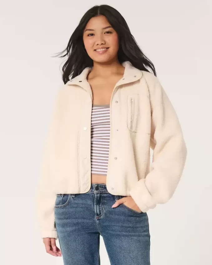 Jachetă Sherpa Jachetă Sherpa