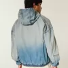 Jachetă skater din denim cu fermoar