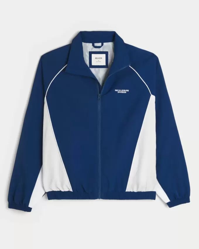 Jachetă Windbreaker cu grafică Rec & Leisure Division Jachetă Windbreaker cu grafică Rec & Leisure Division