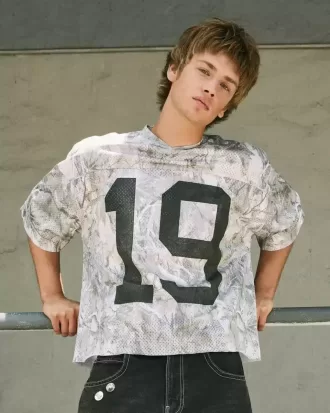 Jersey Camo cu grafic largi Jersey Camo cu grafic largi