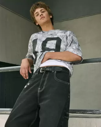 Jersey Camo cu grafic largi Jersey Camo cu grafic largi