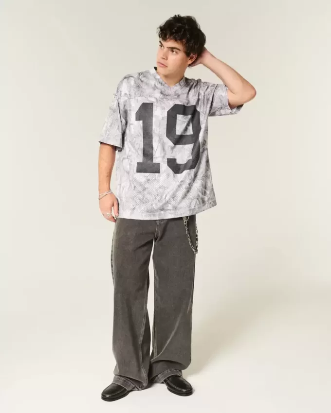 Jersey Camo cu grafic largi Jersey Camo cu grafic largi