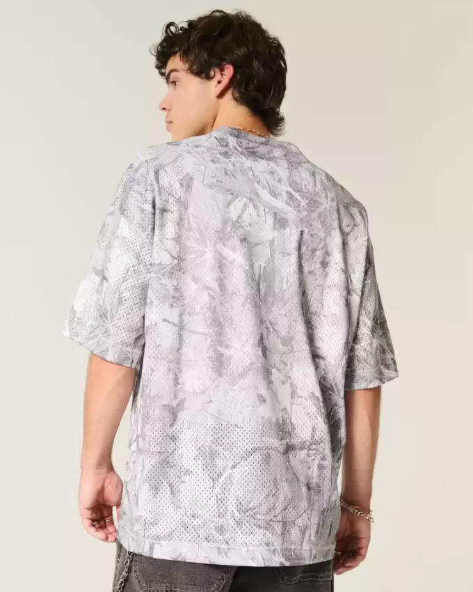 Jersey Camo cu grafic largi Jersey Camo cu grafic largi