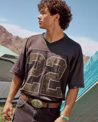 Jersey grafic cu model largi Jersey grafic cu model largi