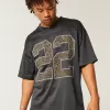 Jersey grafic cu model largi Jersey grafic cu model largi