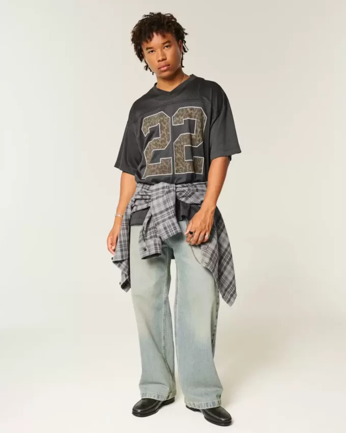 Jersey grafic cu model largi Jersey grafic cu model largi