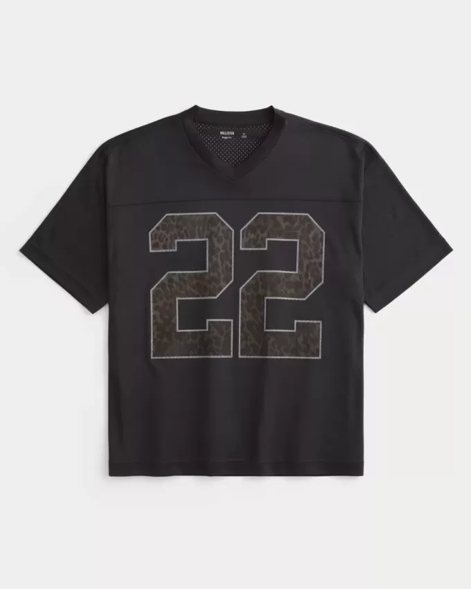 Jersey grafic cu model largi Jersey grafic cu model largi