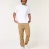 Joggeri relaxați din twill