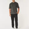 Joggeri relaxați din twill Joggeri relaxați din twill