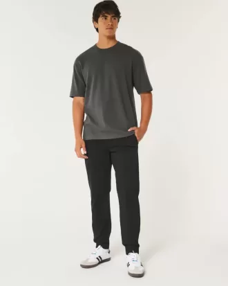 Joggeri relaxați din twill