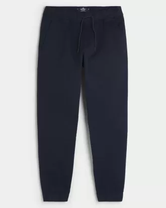 Joggeri relaxați din twill