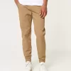 Joggeri relaxați din twill
