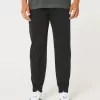 Joggeri relaxați din twill Joggeri relaxați din twill