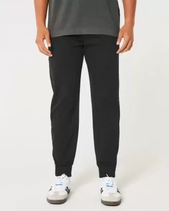 Joggeri relaxați din twill