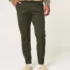Joggeri relaxați din twill Joggeri relaxați din twill
