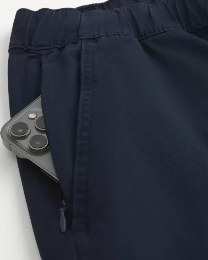 Joggeri relaxați din twill Joggeri relaxați din twill