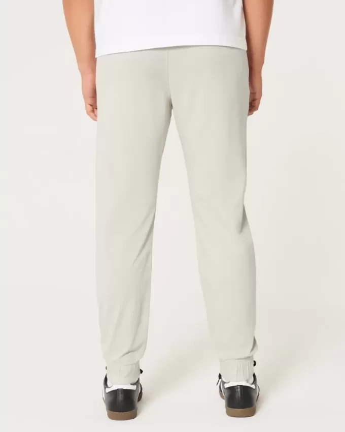 Joggeri relaxați din twill Joggeri relaxați din twill