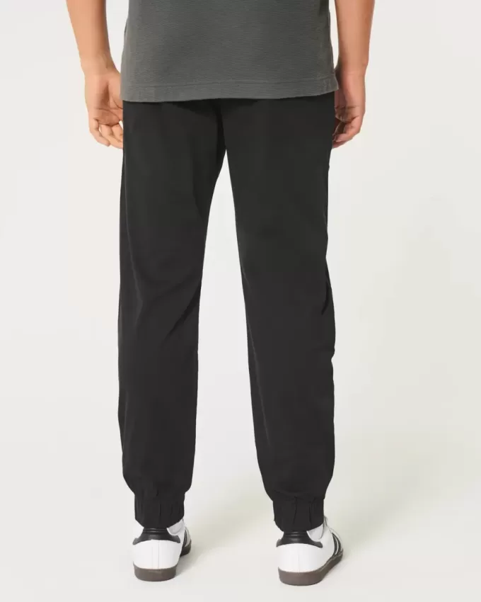 Joggeri relaxați din twill Joggeri relaxați din twill