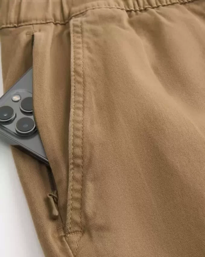 Joggeri relaxați din twill