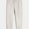 Joggeri relaxați din twill Joggeri relaxați din twill