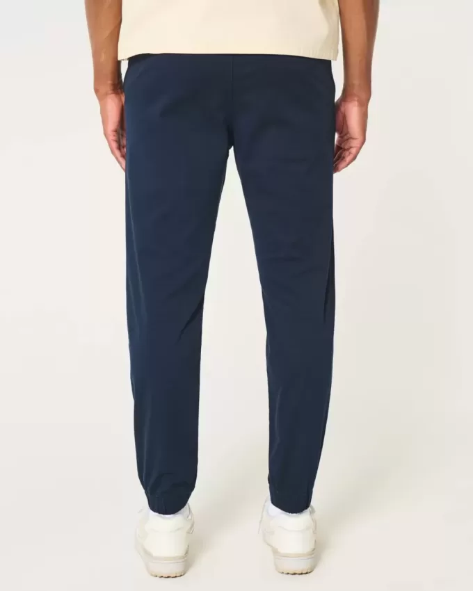 Joggeri relaxați din twill Joggeri relaxați din twill