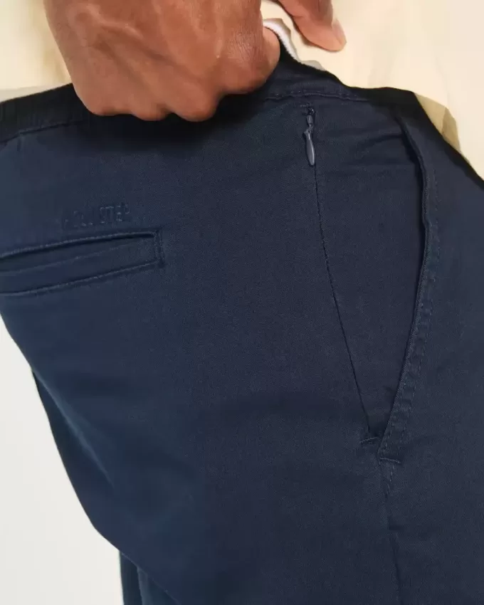 Joggeri relaxați din twill Joggeri relaxați din twill