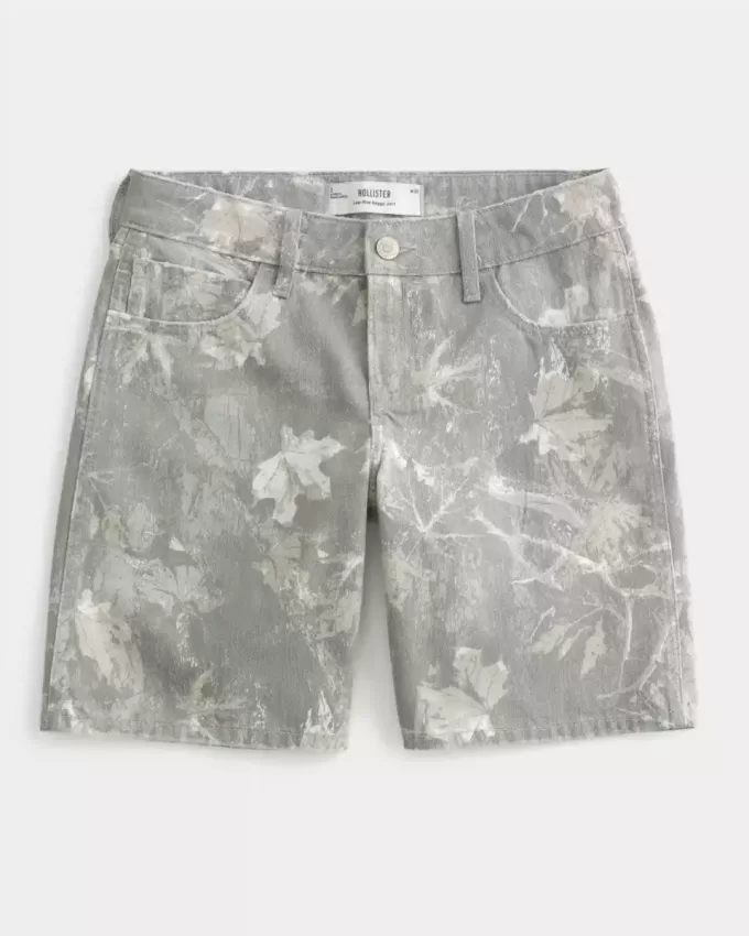 Jort baggy Camo cu talie joasa Jort baggy Camo cu talie joasa