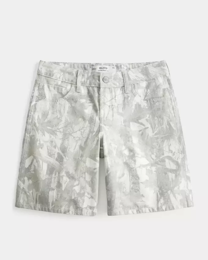 Jort baggy Camo cu talie joasa Jort baggy Camo cu talie joasa